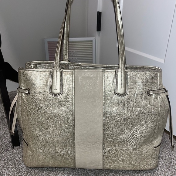 Coach Chelsea Metallic Gold Shimmer Bag - Picture 8 of 8